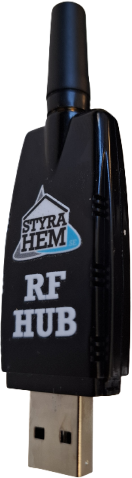RF-HUB — 433MHz USB-dongle med antenn från StyraHem