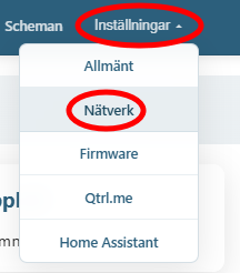 Inställningsgränssnitt