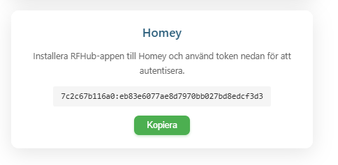 RFHub Info-skärm